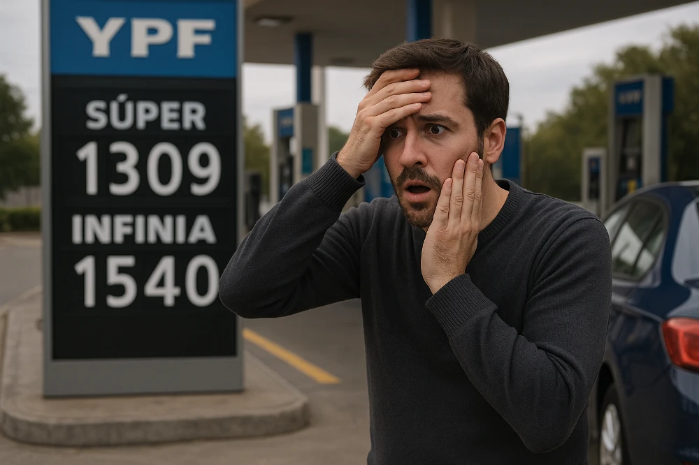 YPF volvió a subir el precio de la nafta