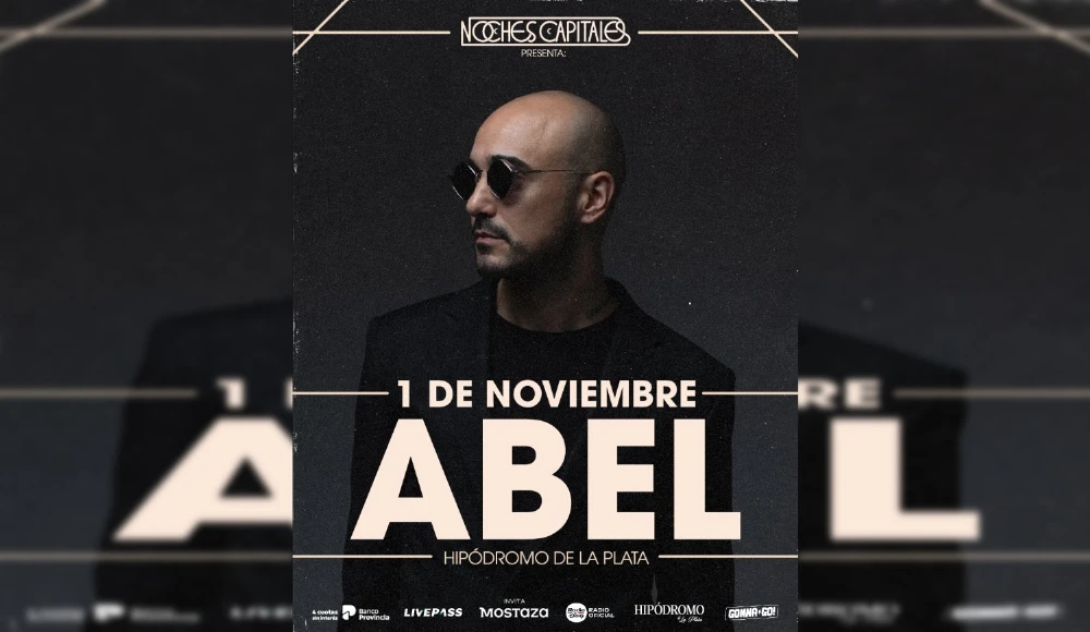 Abel Pintos llega al Hipódromo de La Plata con un concierto único bajo las estrellas