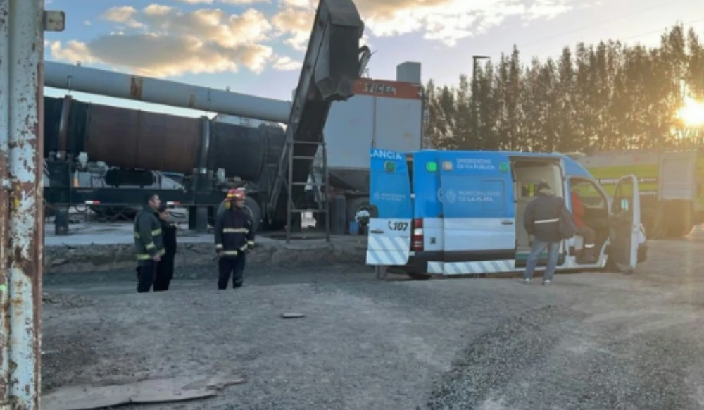 Explotó una caldera en una hormigonera y un trabajador sufrió graves quemaduras