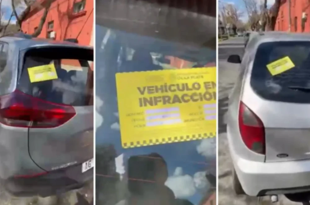 Sorpresa entre los vecinos del Casco Urbano de La Plata por la aparición de multas hechas de madrugada