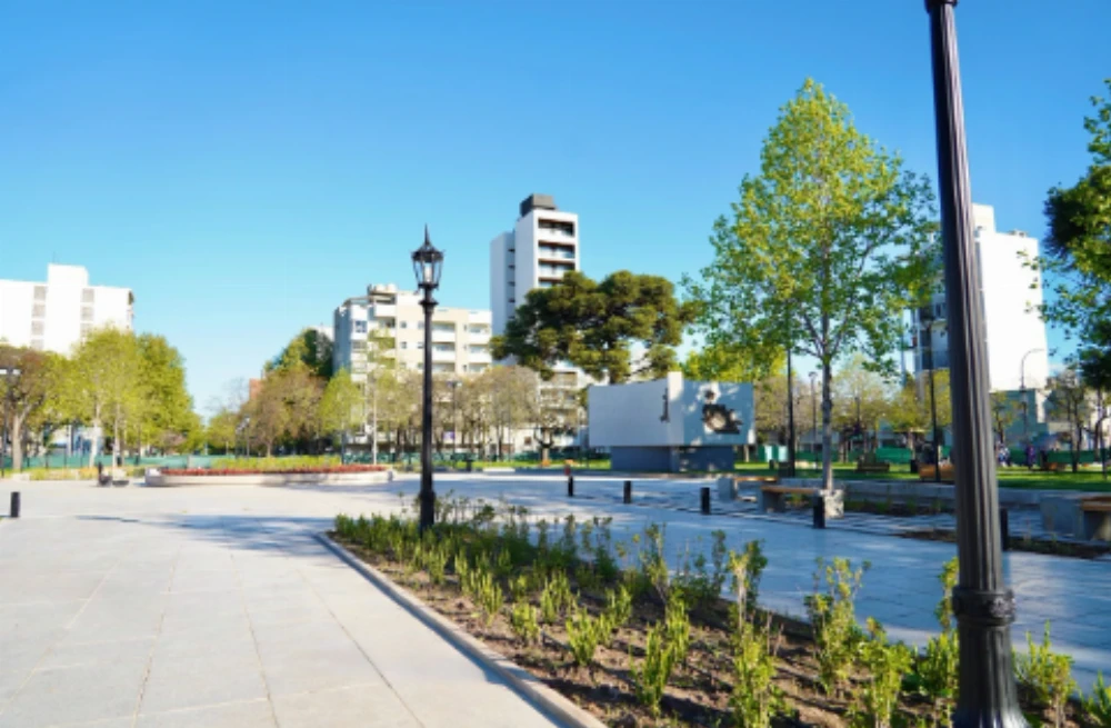Terminaron las obras en Plaza España