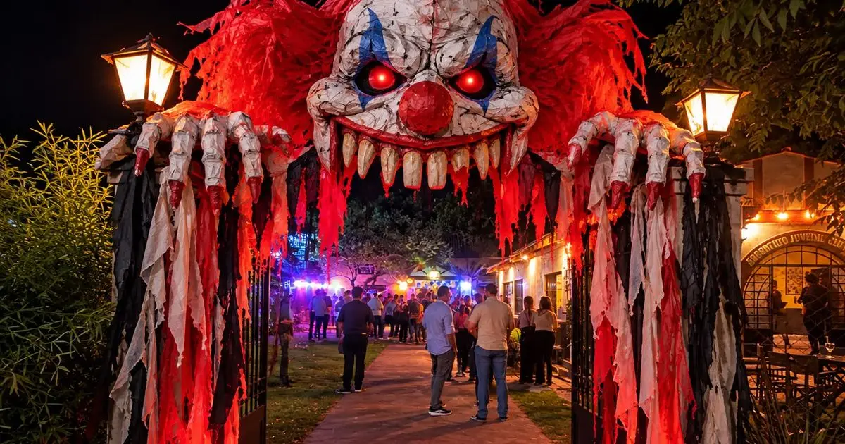 Llega a La Plata un parque temático de Halloween con figuras gigantes, terror y premio para el mejor disfraz
